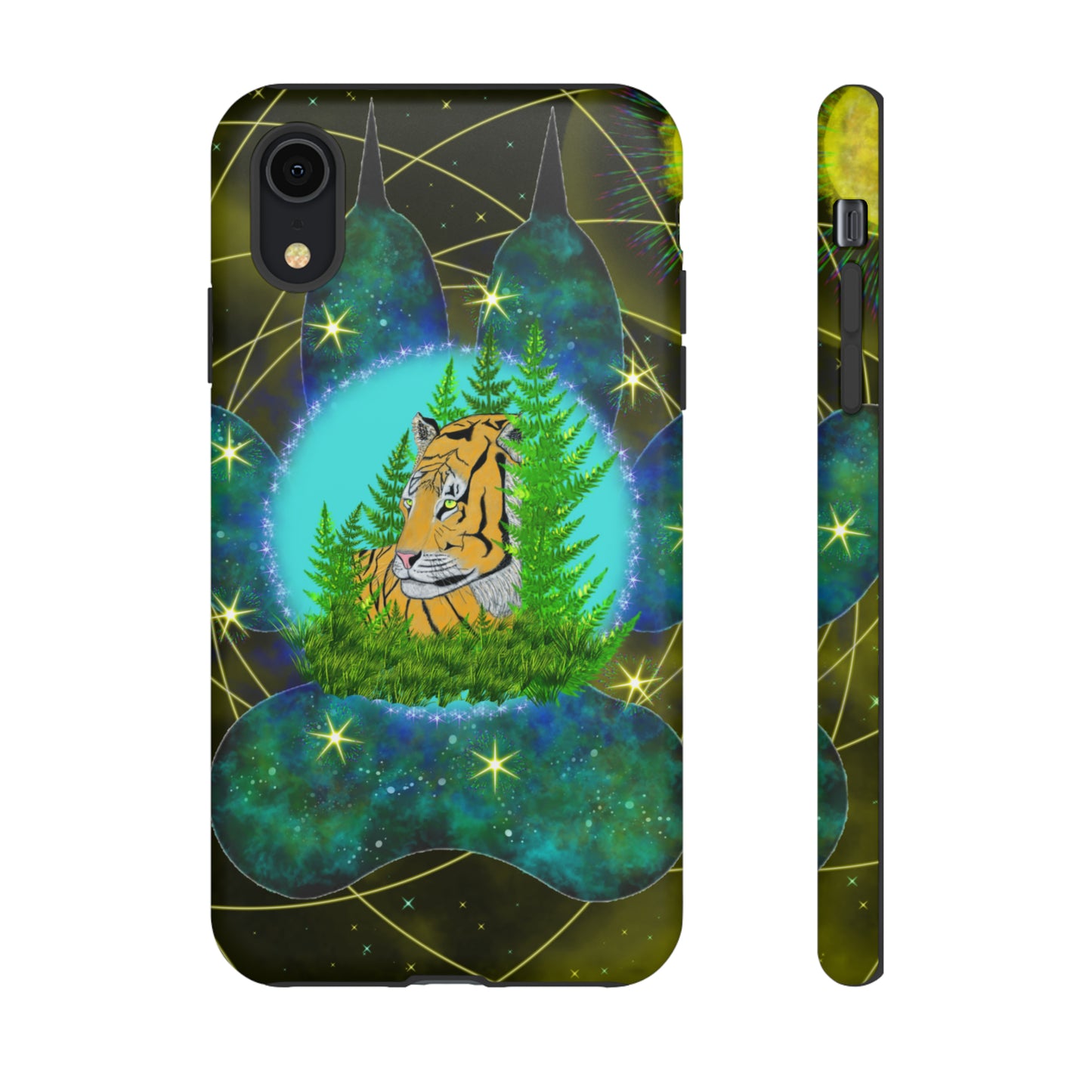 Tiger Medicine Totem Protective Phone Case, Samsung, iPhone, Pixel, all sizes