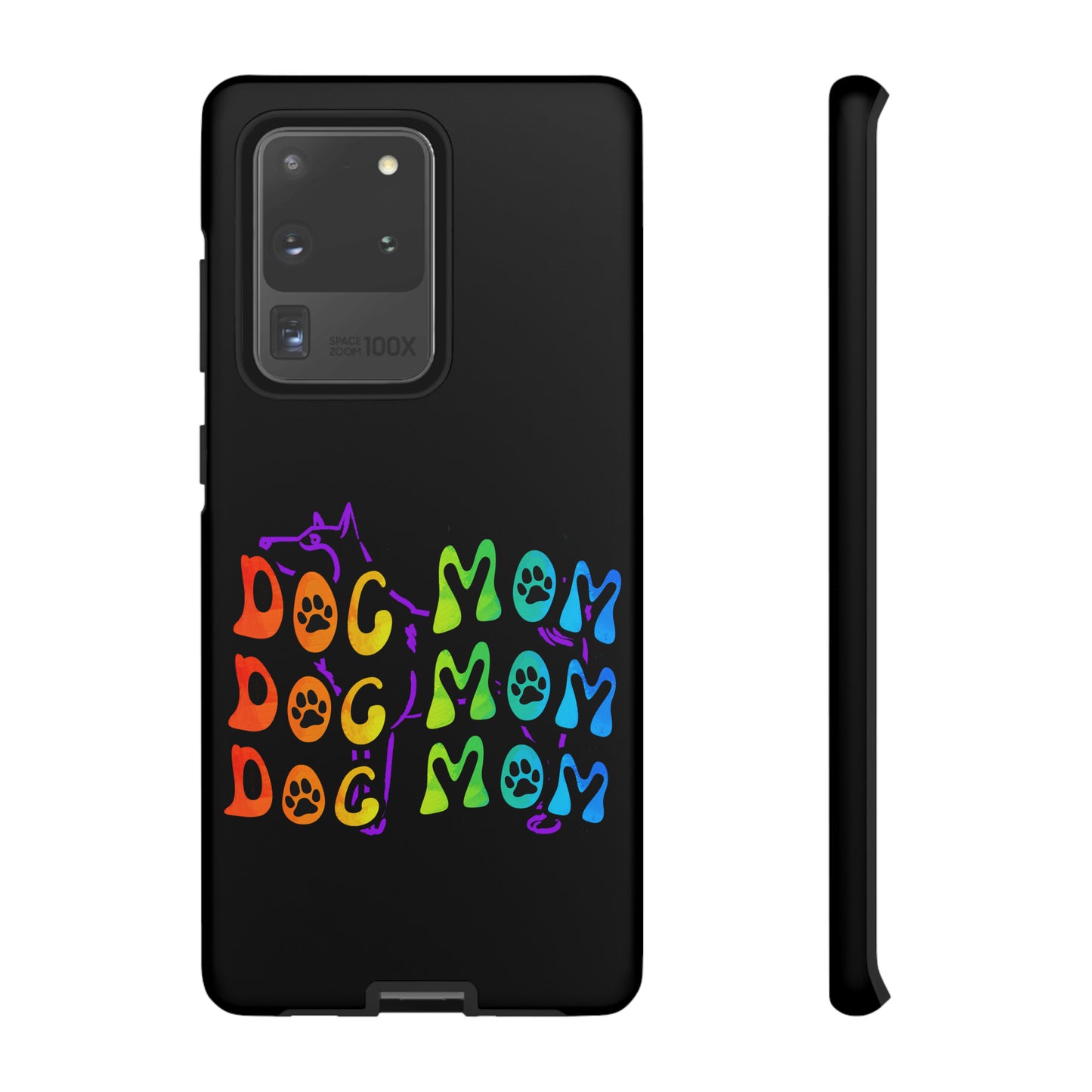 Dog Mom Protective Phone Case, Samsung, iPhone, Pixel, all sizes