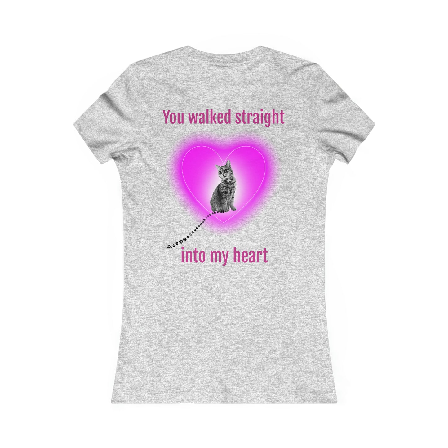 Into my heart kitten Women's Favorite Tee