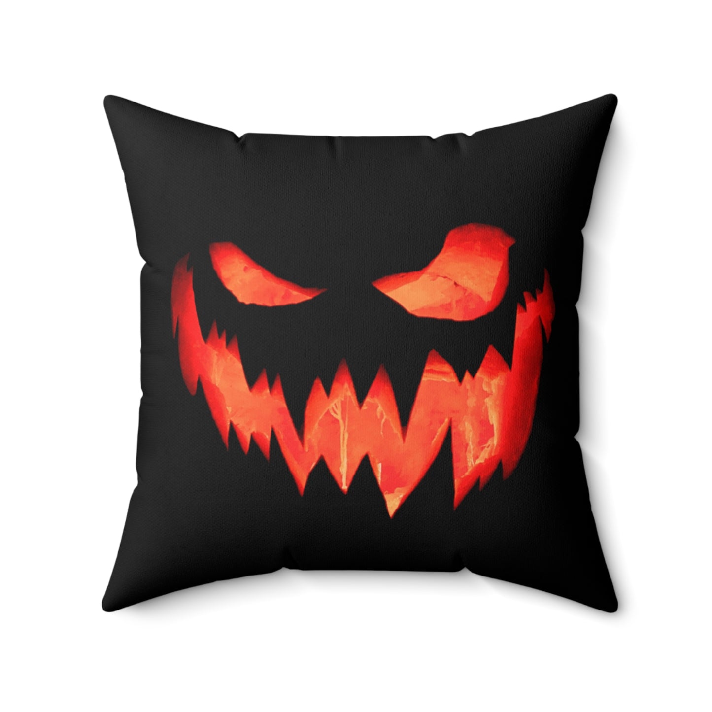 Halloween, Spooky pumpkin, Spun Polyester Square Pillow