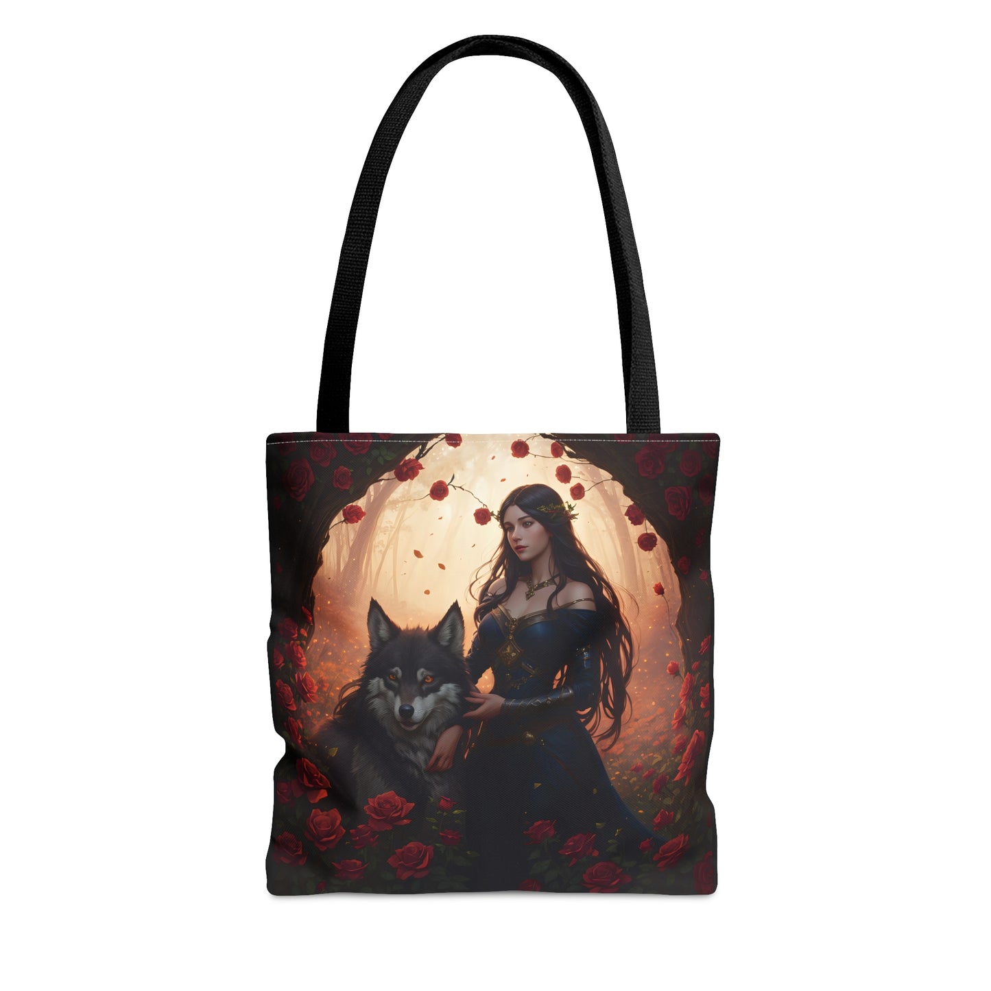 Wolf Enchantress,Tote Bag