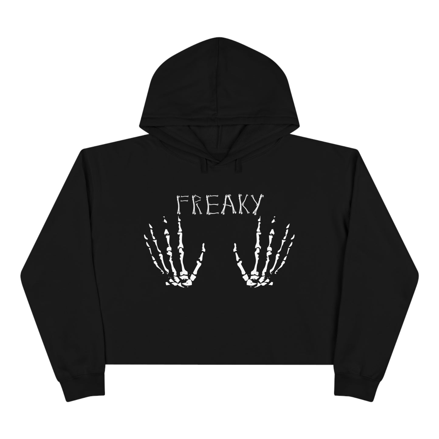 Freaky Bones Women's Crop Hoodie 2