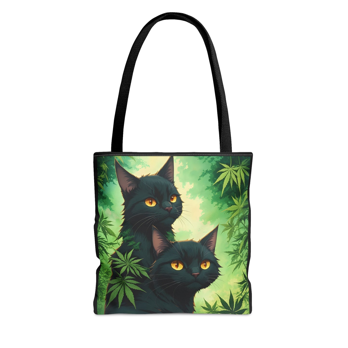 Black Cat, 420 Themed, Tote Bag