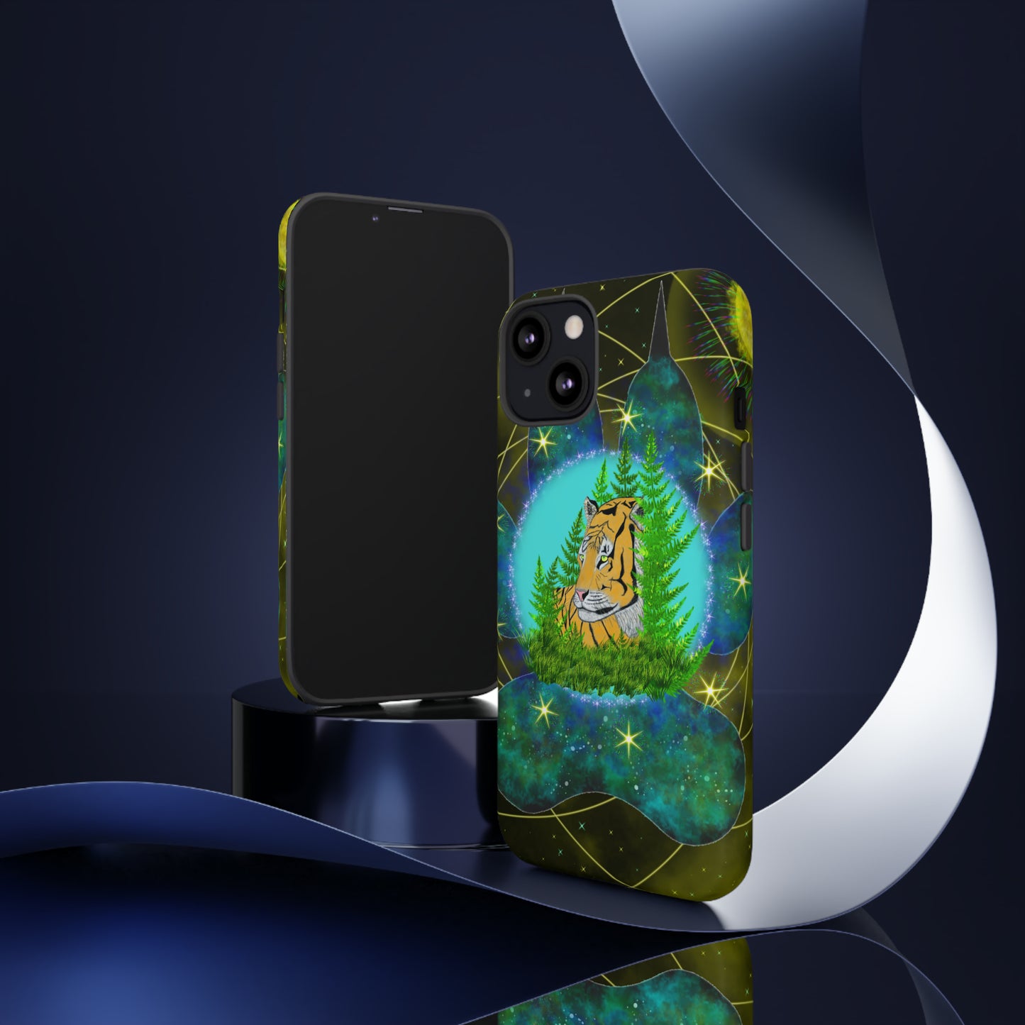 Tiger Medicine Totem Protective Phone Case, Samsung, iPhone, Pixel, all sizes
