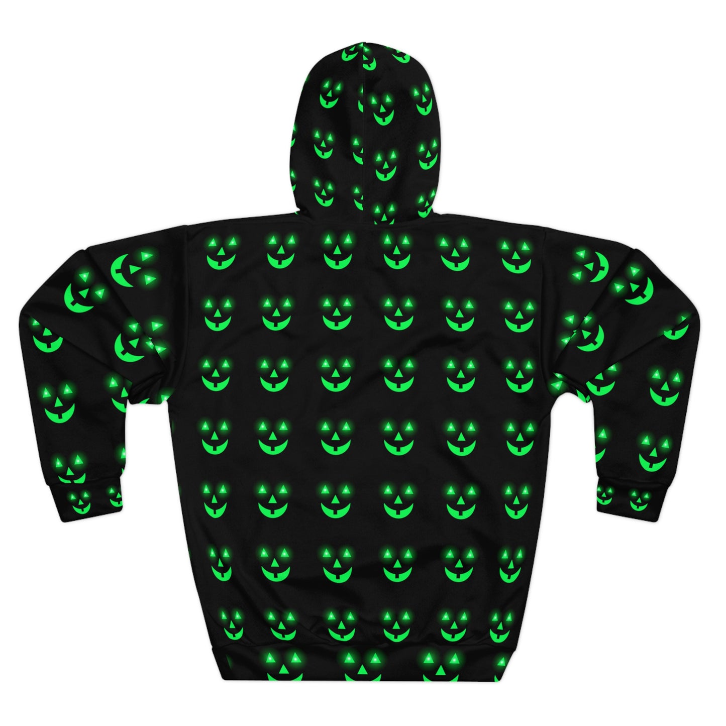 Glowing pumpkin faces Pullover Hoodie