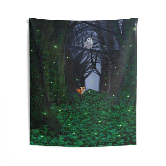 Mystic Forest Indoor Wall Tapestry 51 x 60