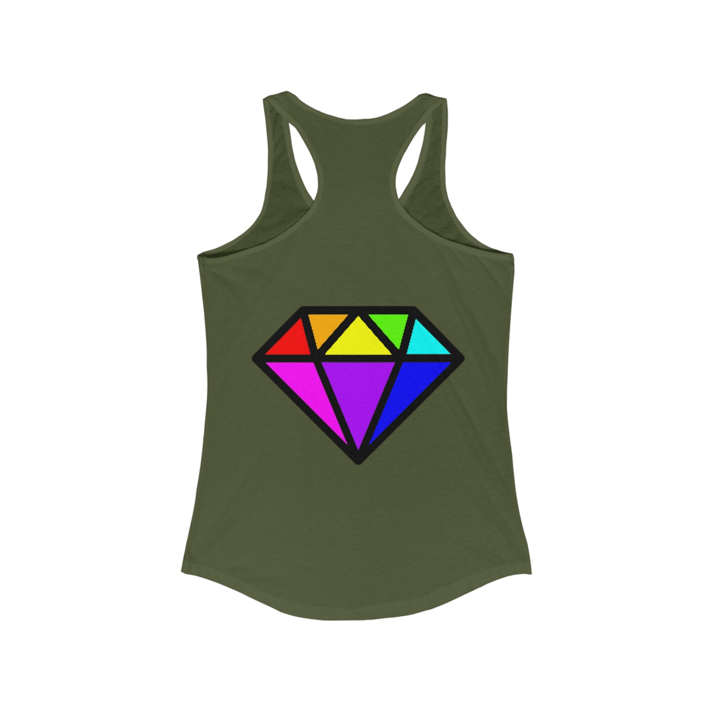 PRIDE Diamond Women's Ideal Racerback Tank