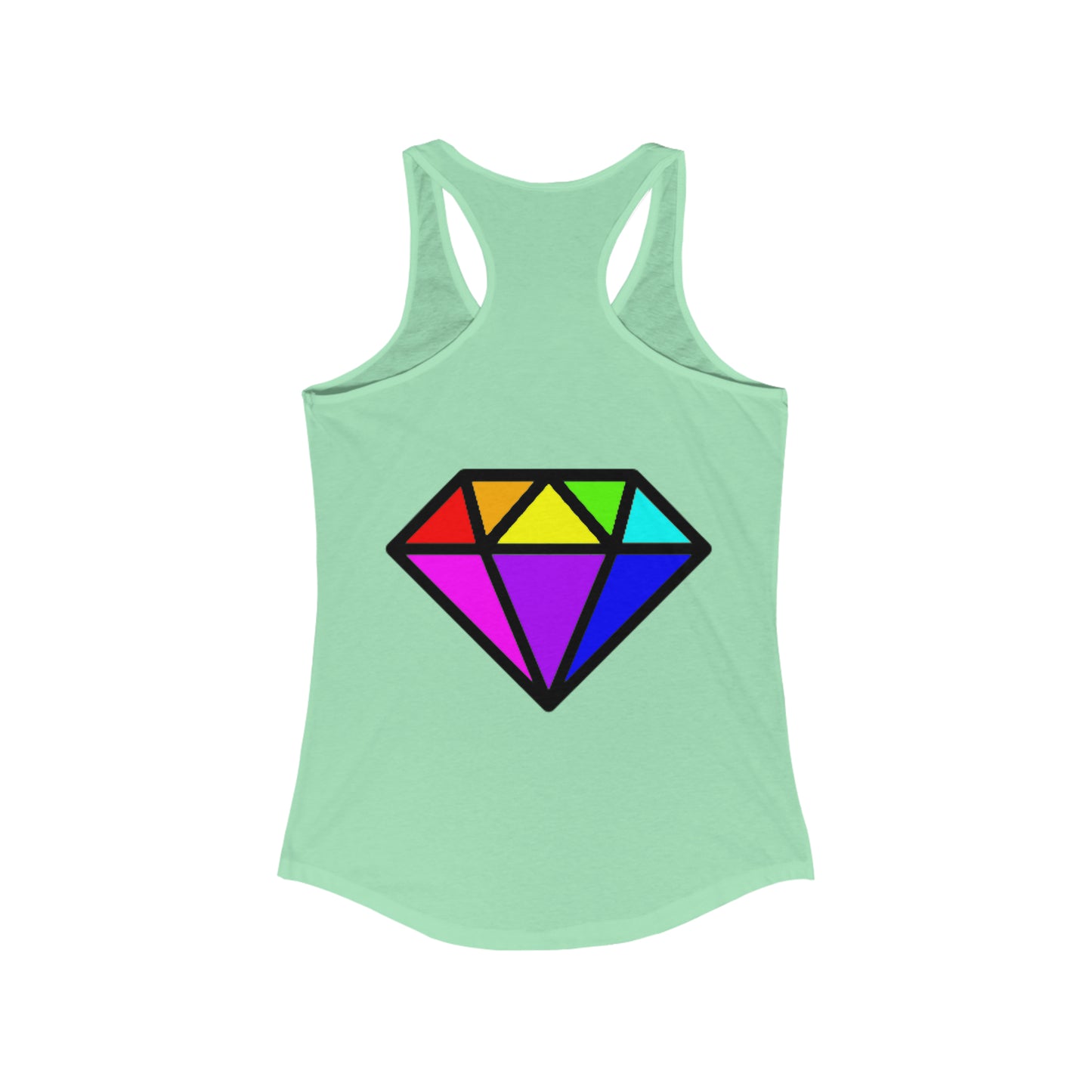 PRIDE Diamond Women's Ideal Racerback Tank