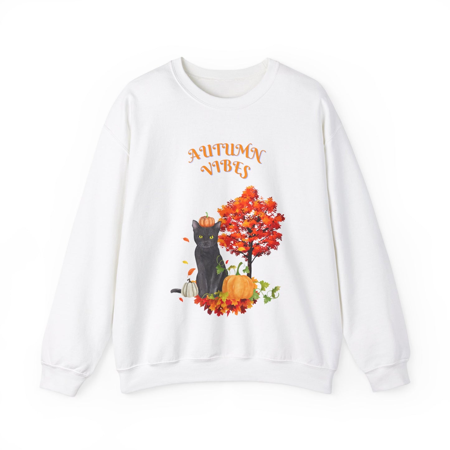 Autumn Vibes Fall Crewneck Sweatshirt