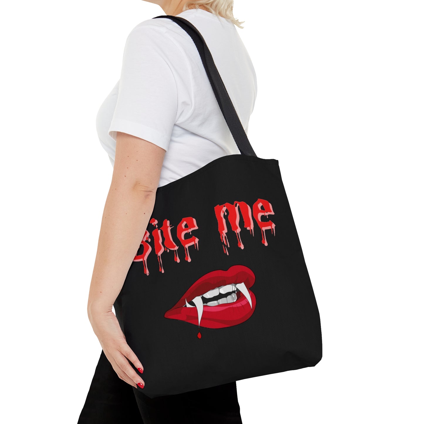 Bite Me Halloween Tote Bag