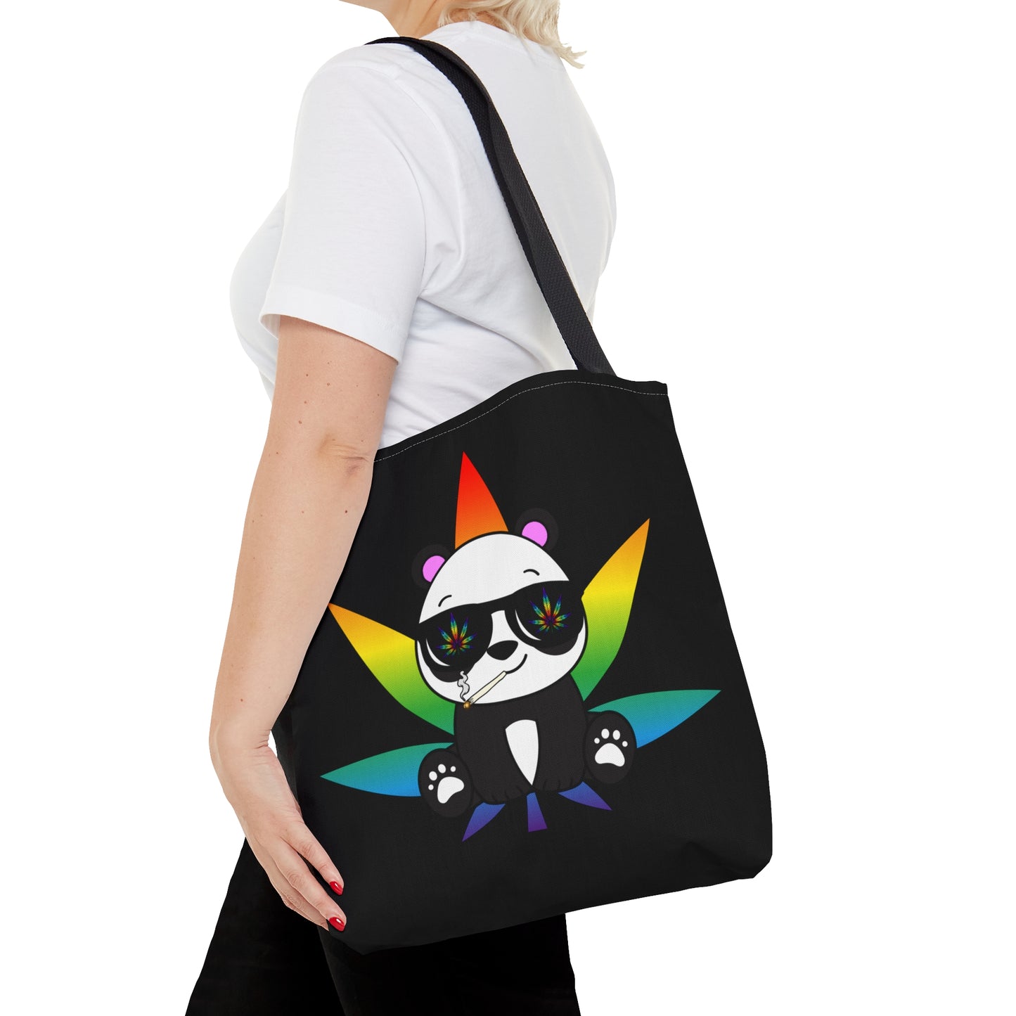 Peace Panda, 420 Themed, Tote Bag