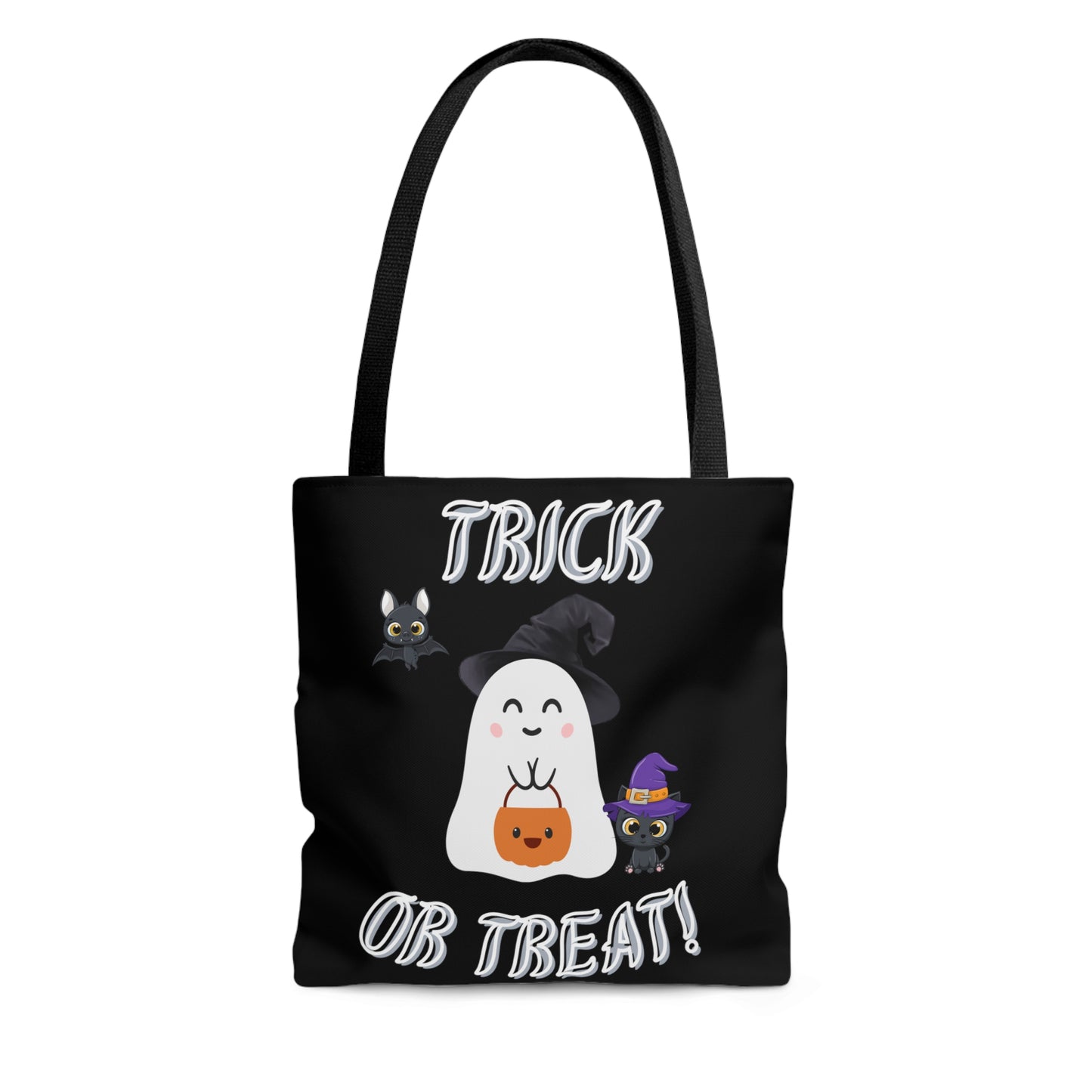 Trick Or Treat Ghost Halloween Candy Tote Bag