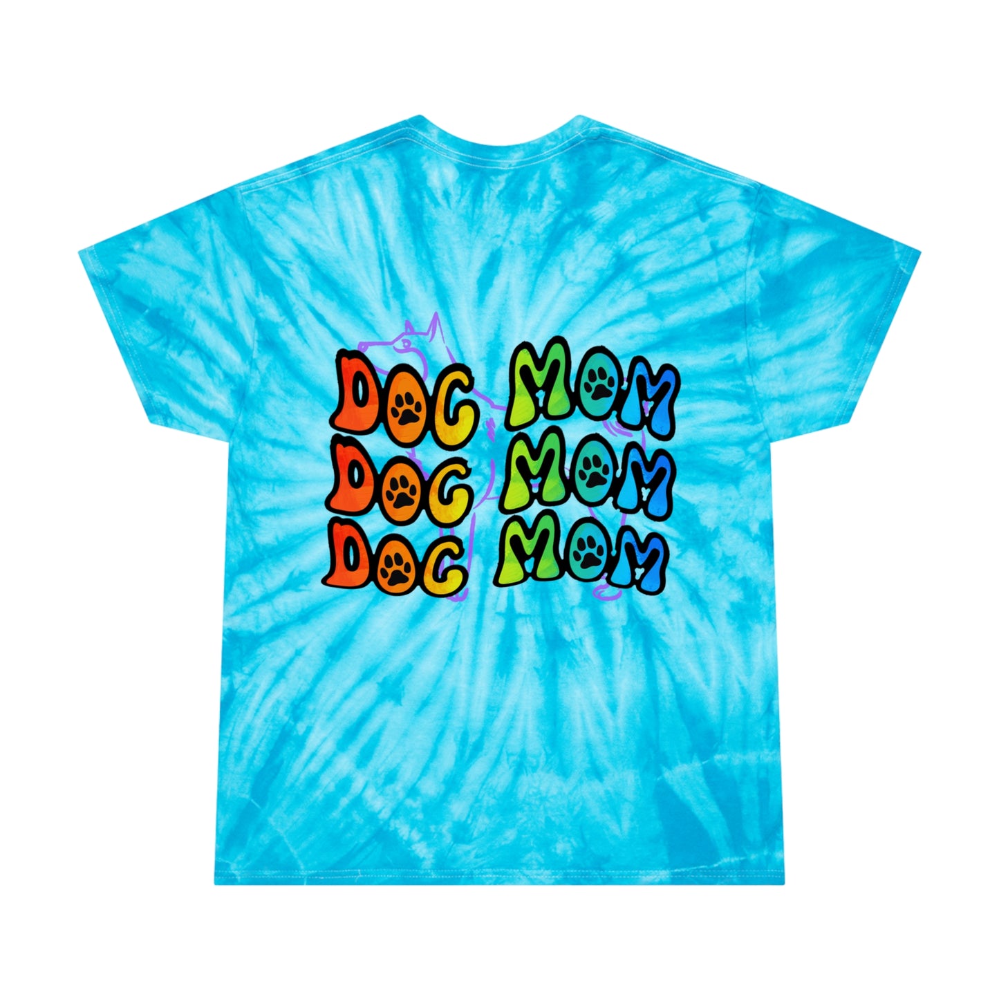 Dog Mom Tie-Dye Tee, Cyclone