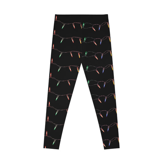 Christmas lights Stretchy Leggings