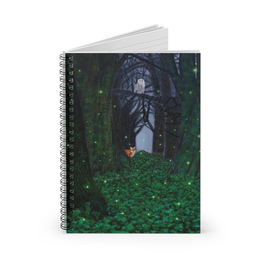 Mystic Forest Notebook - Ruled Line