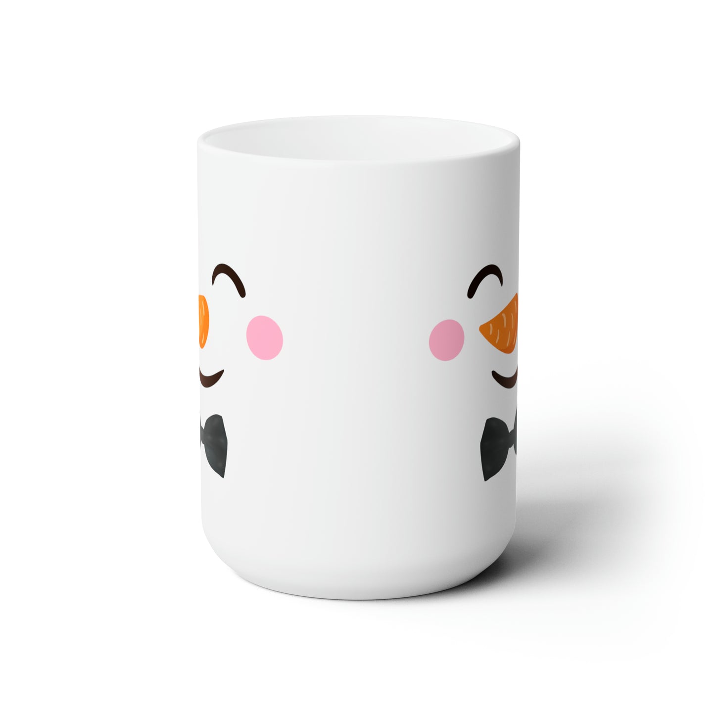 Cute Snowman Christmas Ceramic Mug 15oz