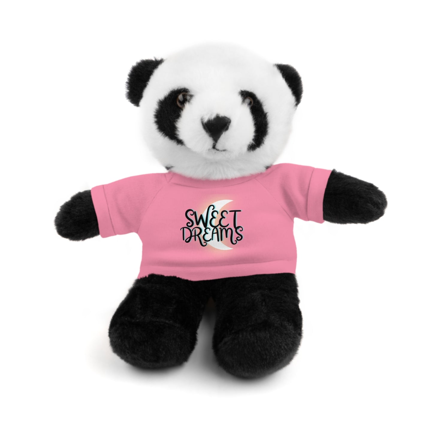 Sweet Dreams Kids Cute Stuffed Animals with Tee, Panda, Teddy Bear, Bunny, Lion, Sheep, Jaguar