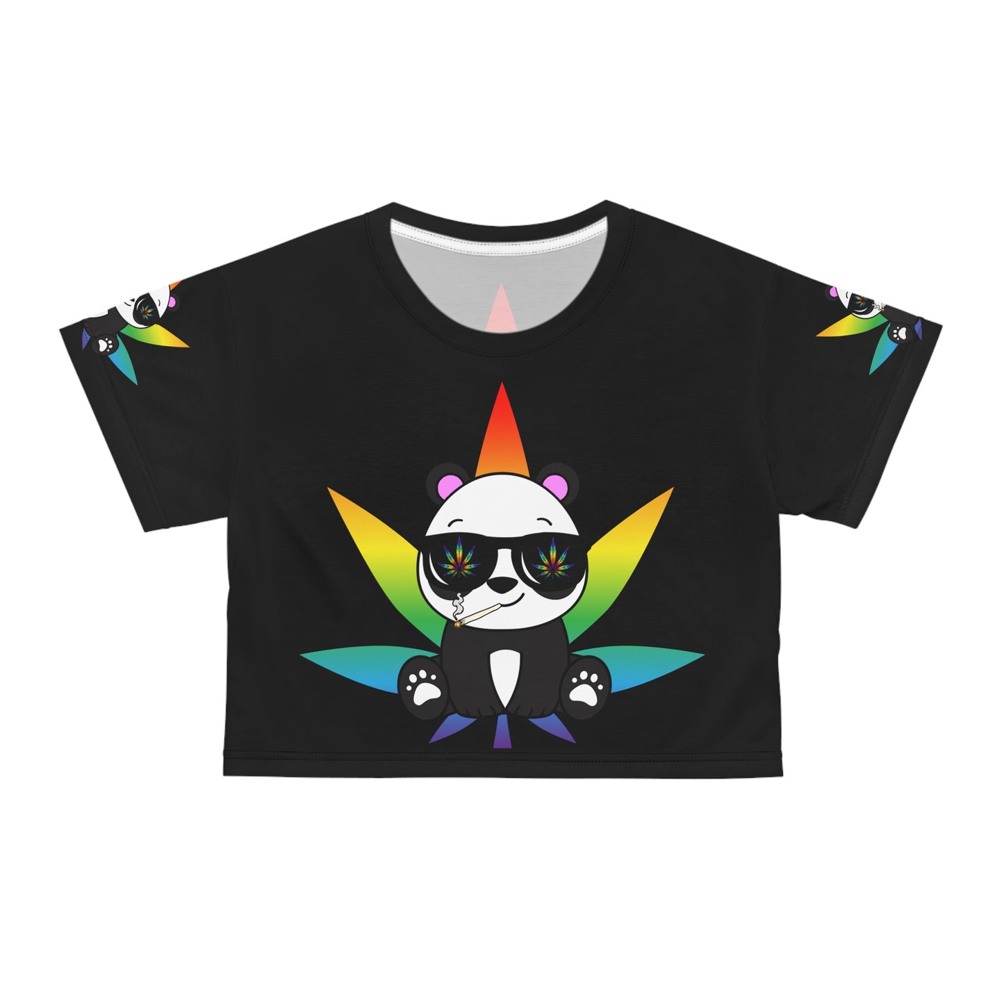 420 Panda Crop Top