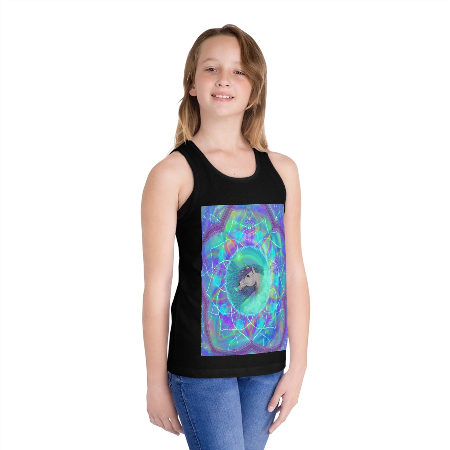 Mystic Unicorn Kid's Jersey Tank Top