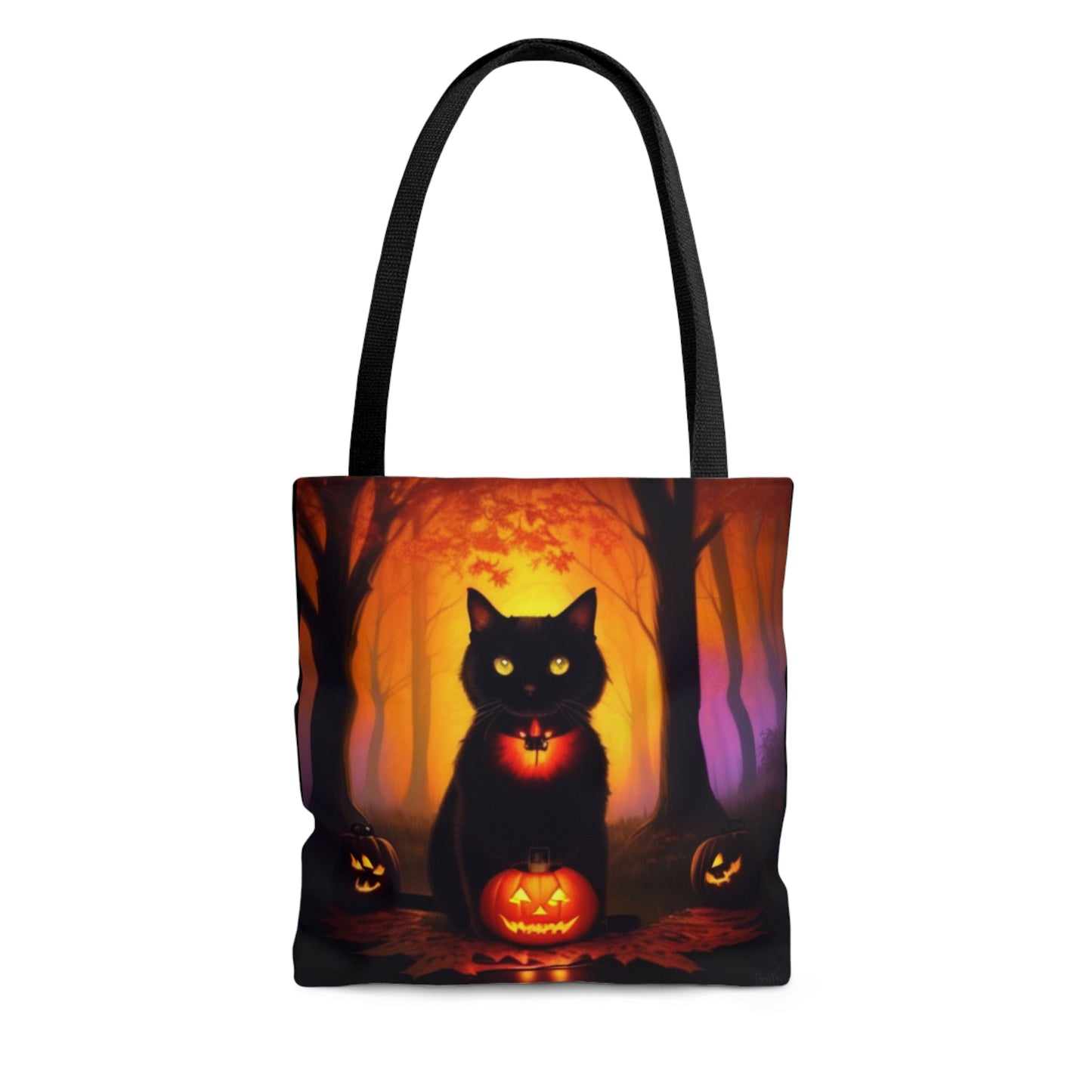 Haunted Forest Halloween Candy Tote Bag