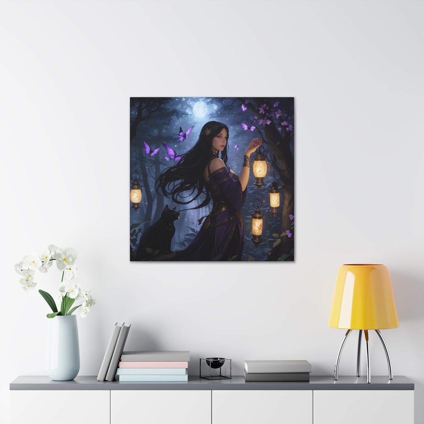 Butterfly Queen, Canvas Art, Canvas Print, Wall Decor, Original Art, Unique Gifts