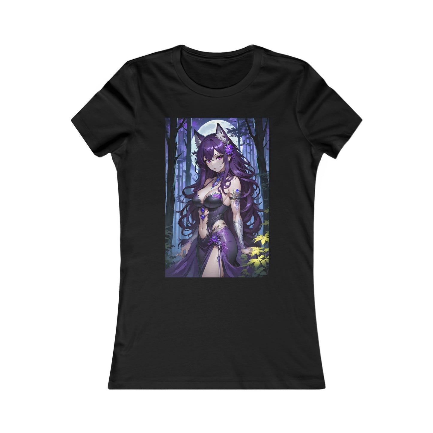 Amethyst Wolf Deity, Women's Favorite Tee