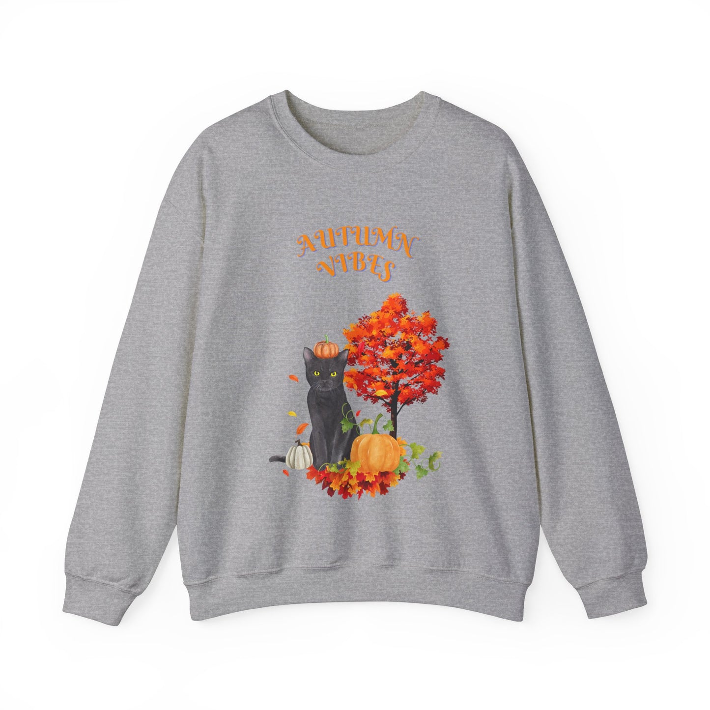 Autumn Vibes Fall Crewneck Sweatshirt