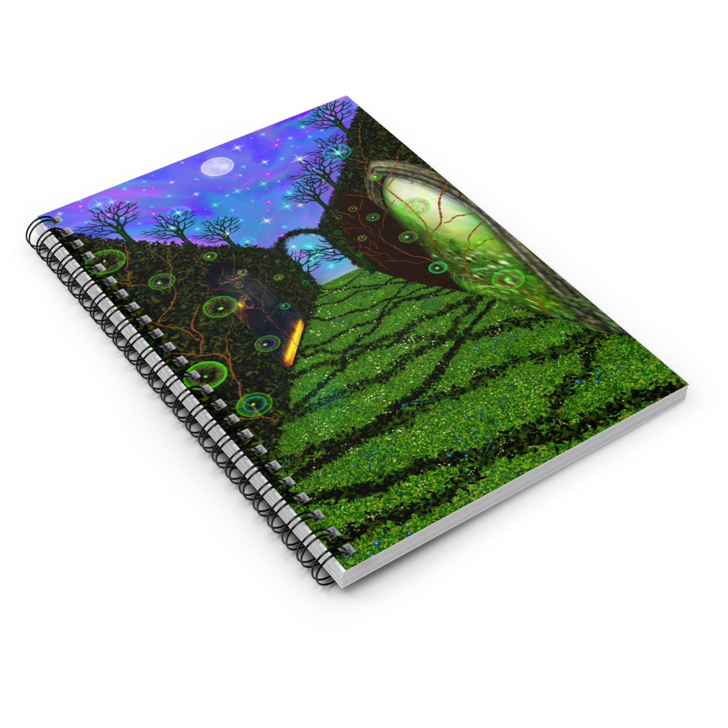 Hidden World Fairy Doorways Spiral Notebook - Ruled Line