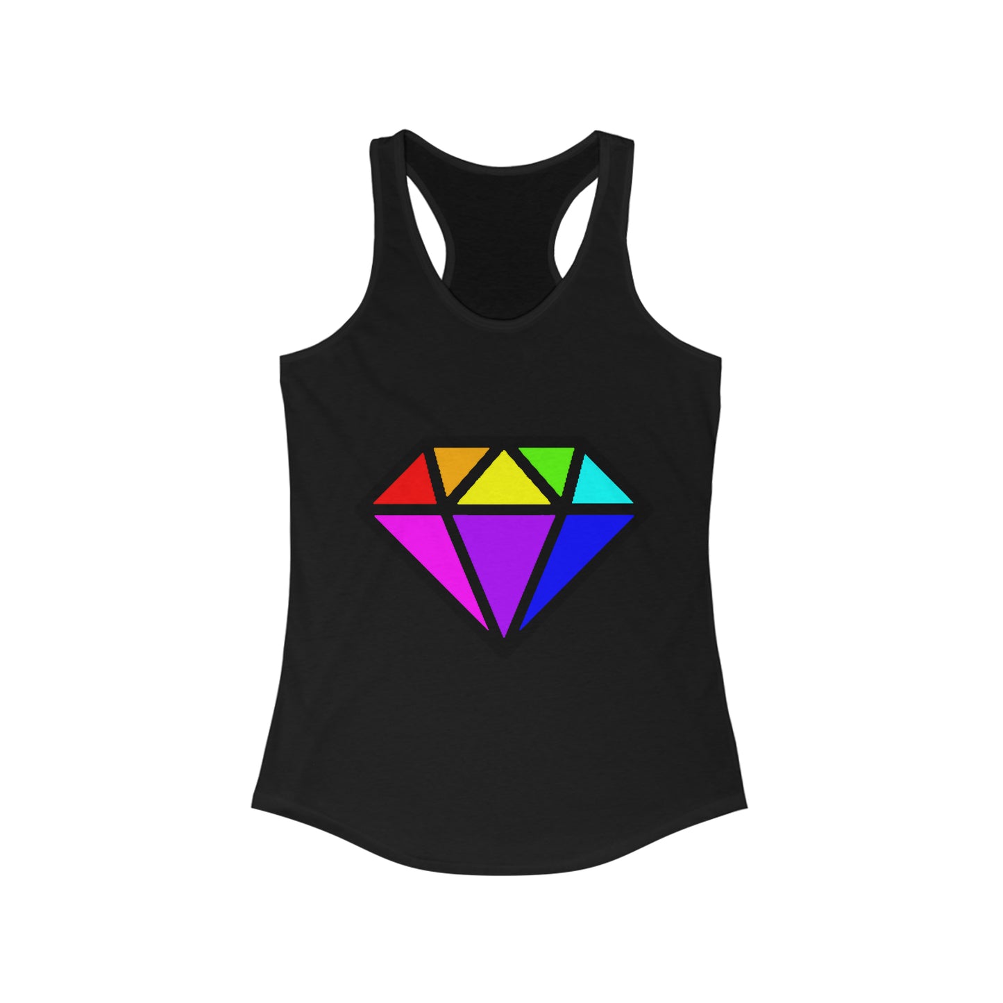 PRIDE Diamond Women's Ideal Racerback Tank