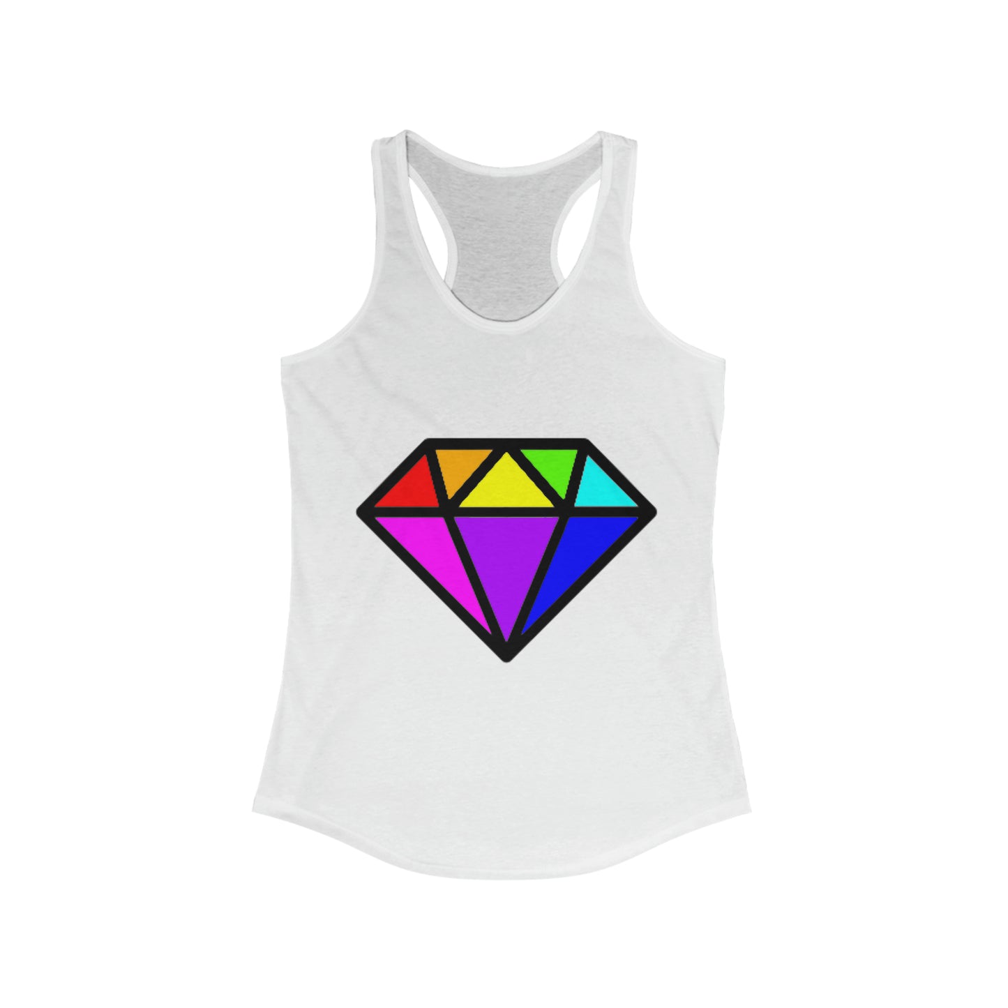 PRIDE Diamond Women's Ideal Racerback Tank