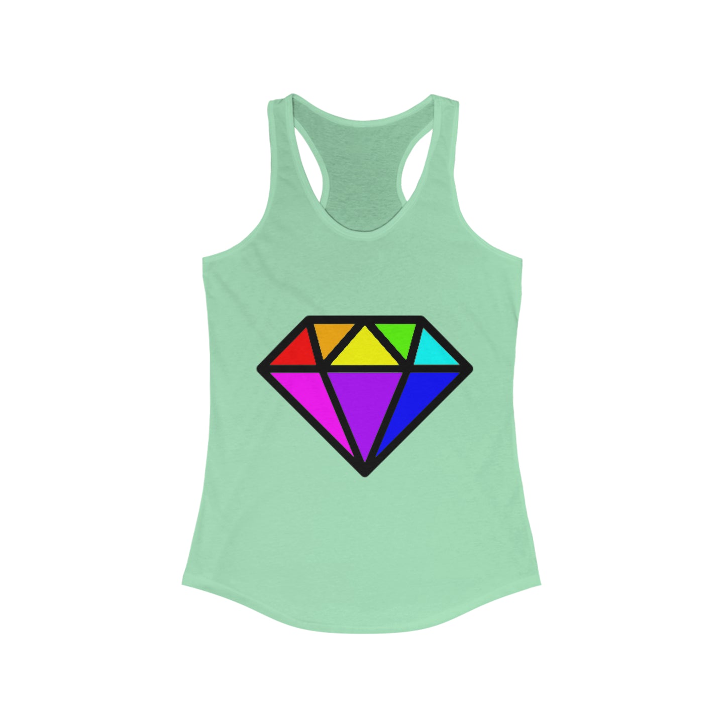 PRIDE Diamond Women's Ideal Racerback Tank