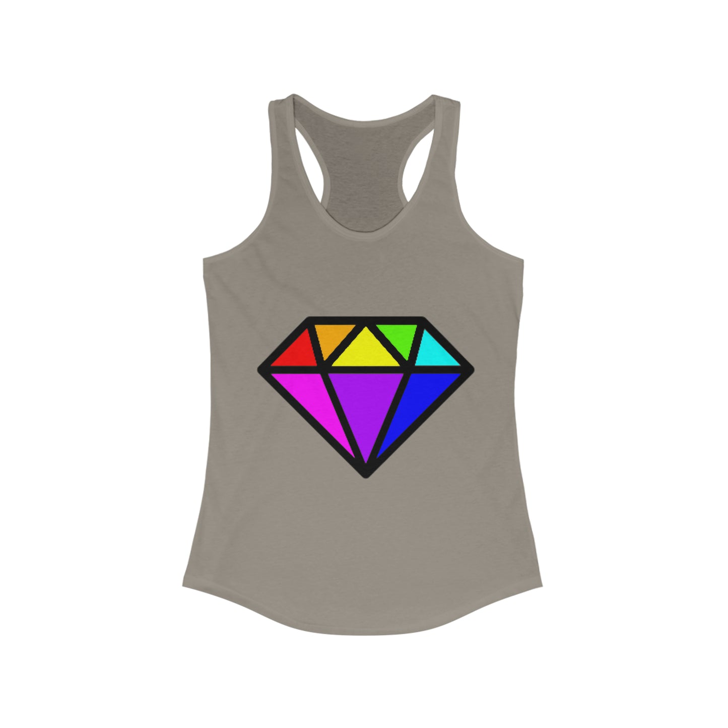 PRIDE Diamond Women's Ideal Racerback Tank