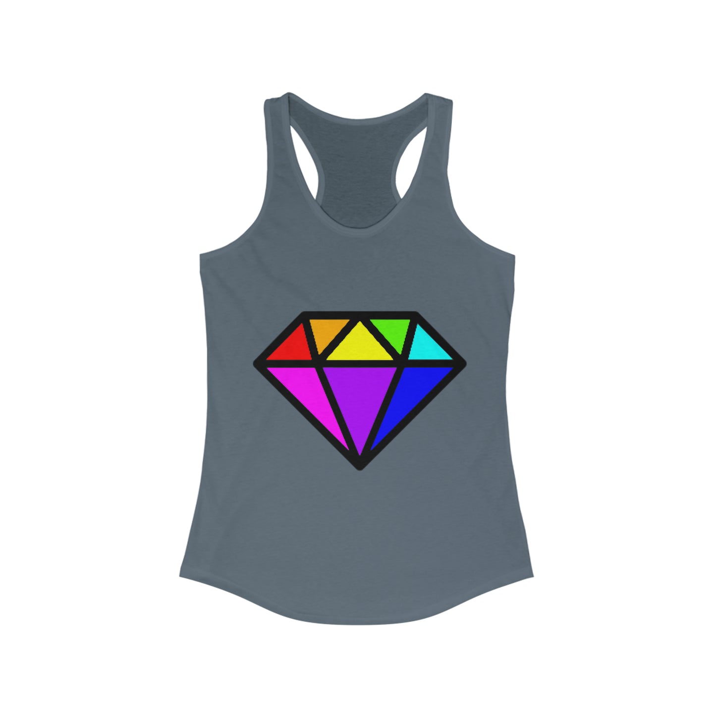 PRIDE Diamond Women's Ideal Racerback Tank