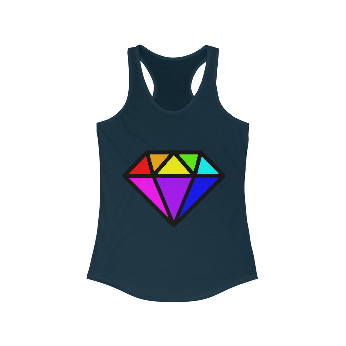 PRIDE Diamond Women's Ideal Racerback Tank