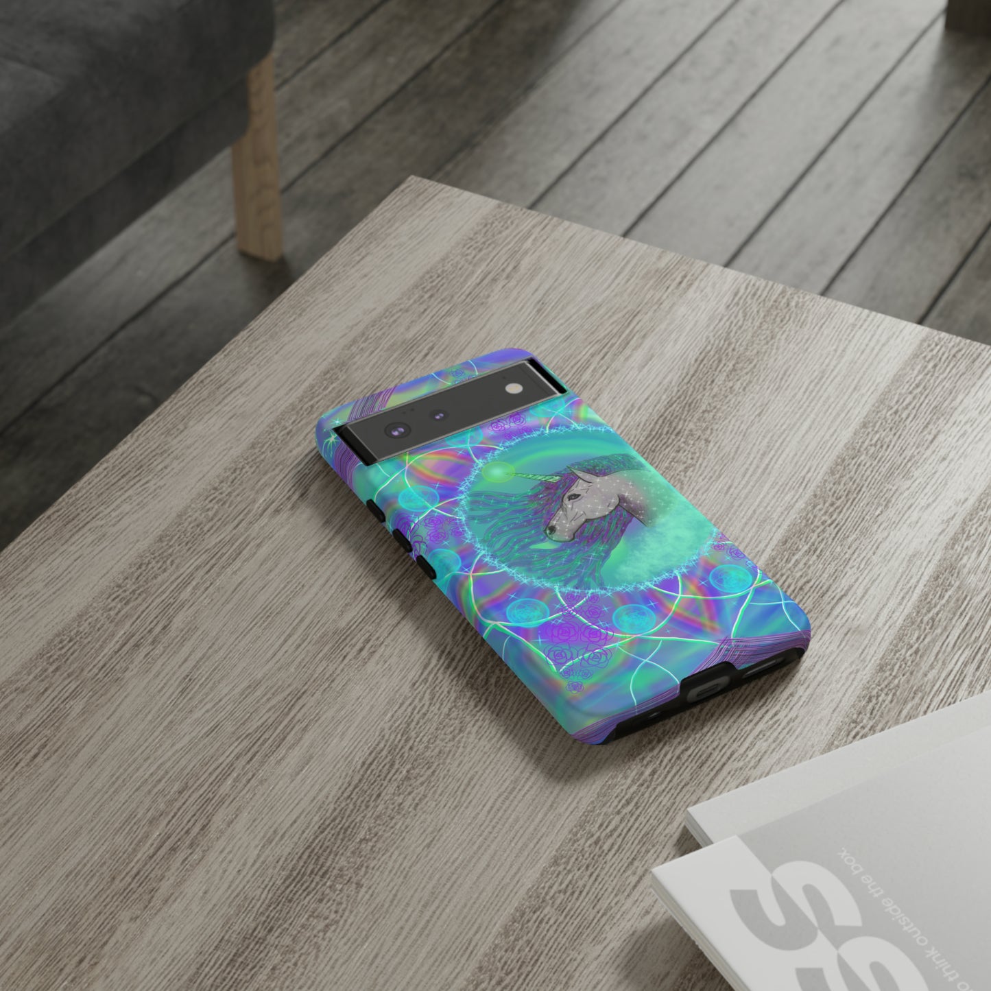 Mystic Unicorn Protective Phone Case, Samsung, iPhone, Pixel, all sizes