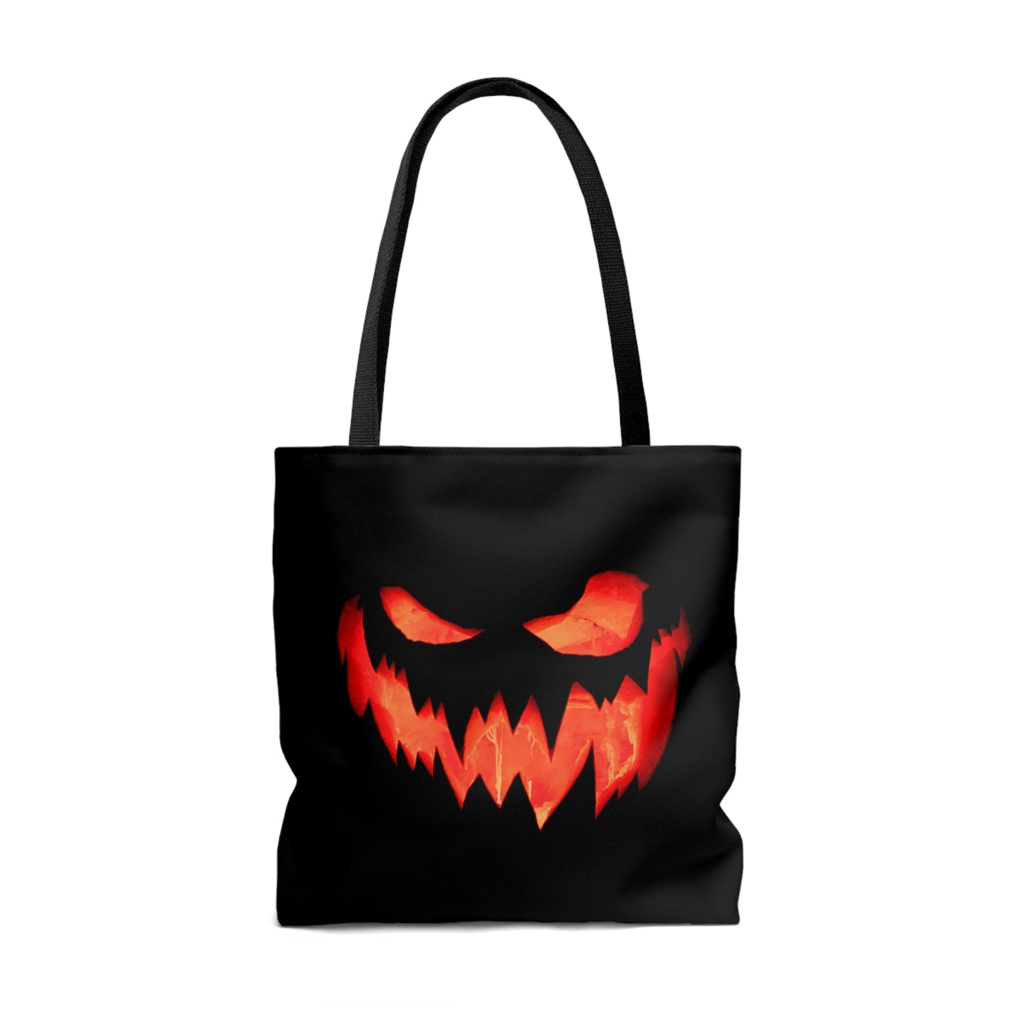 Spooky Pumpkin Face Halloween Candy Tote Bag