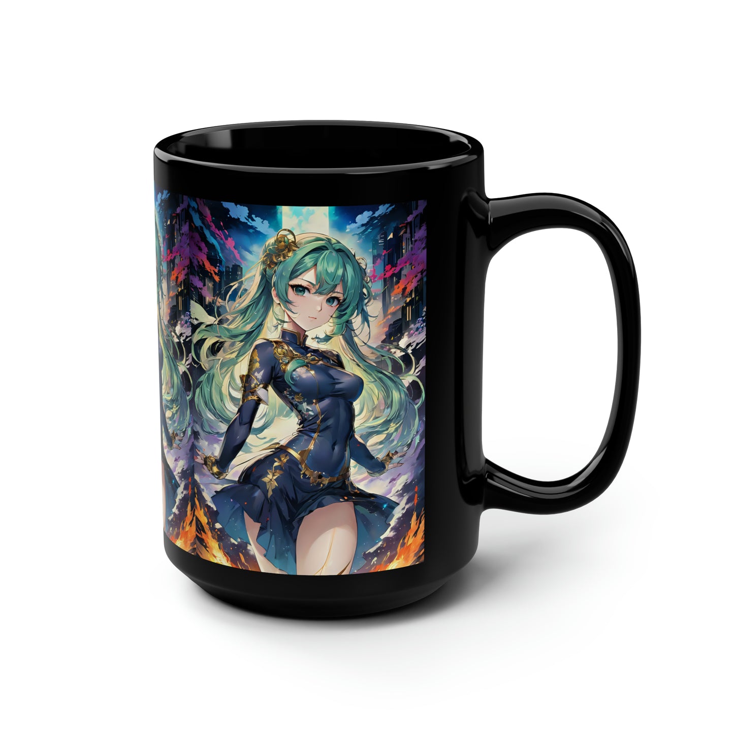 The Princess, Black Mug, 15oz