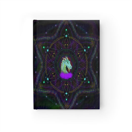 Mystic Dragon Mandala Hardcover Journal - Ruled Line