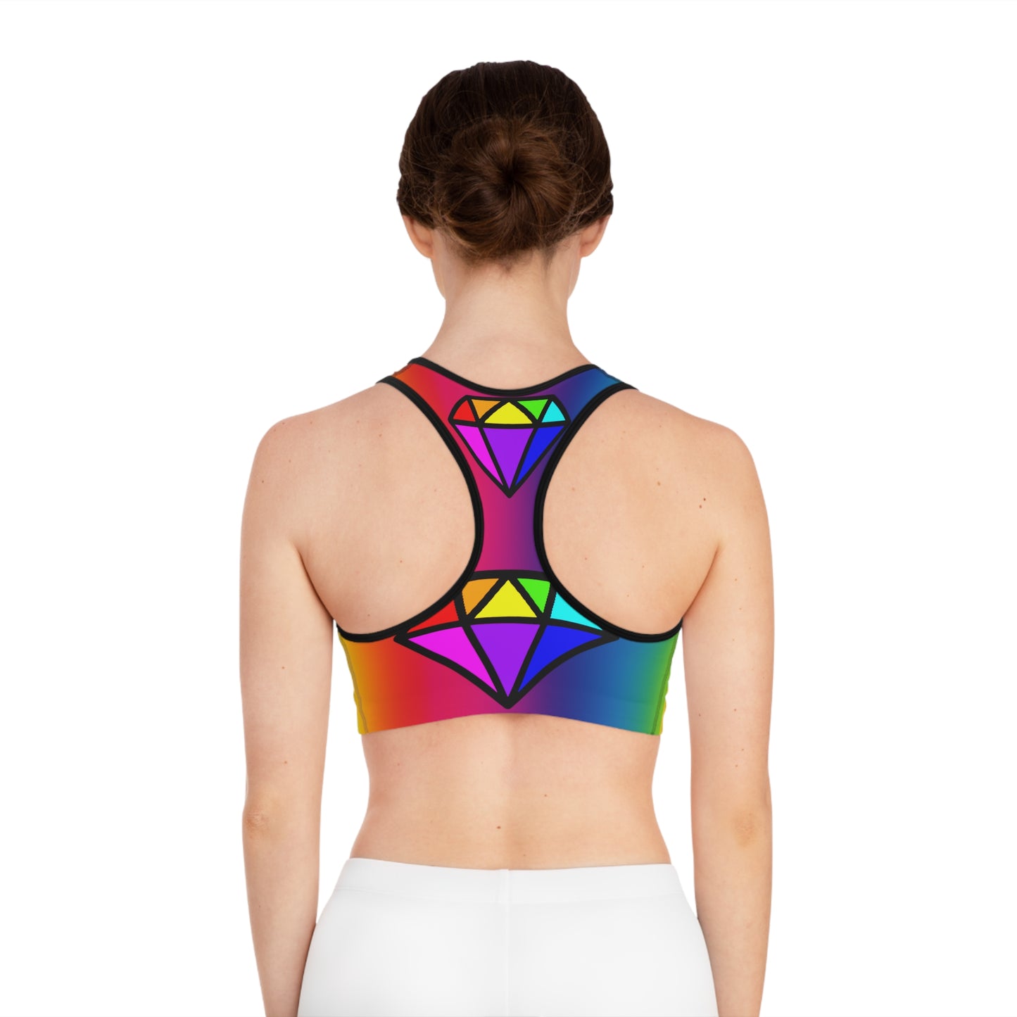 PRIDE Diamond Sports Bra