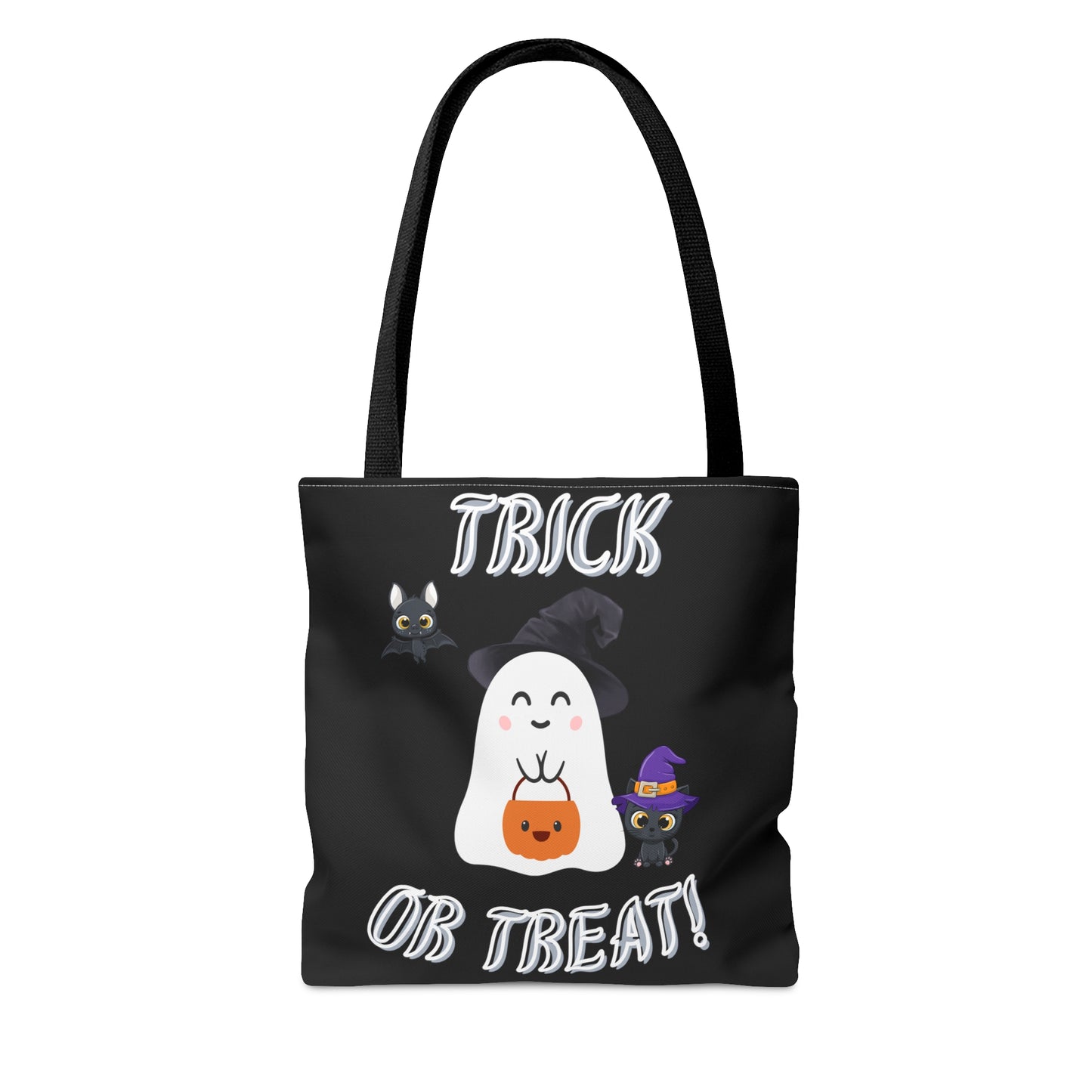 Trick Or Treat Ghost Halloween Candy Tote Bag