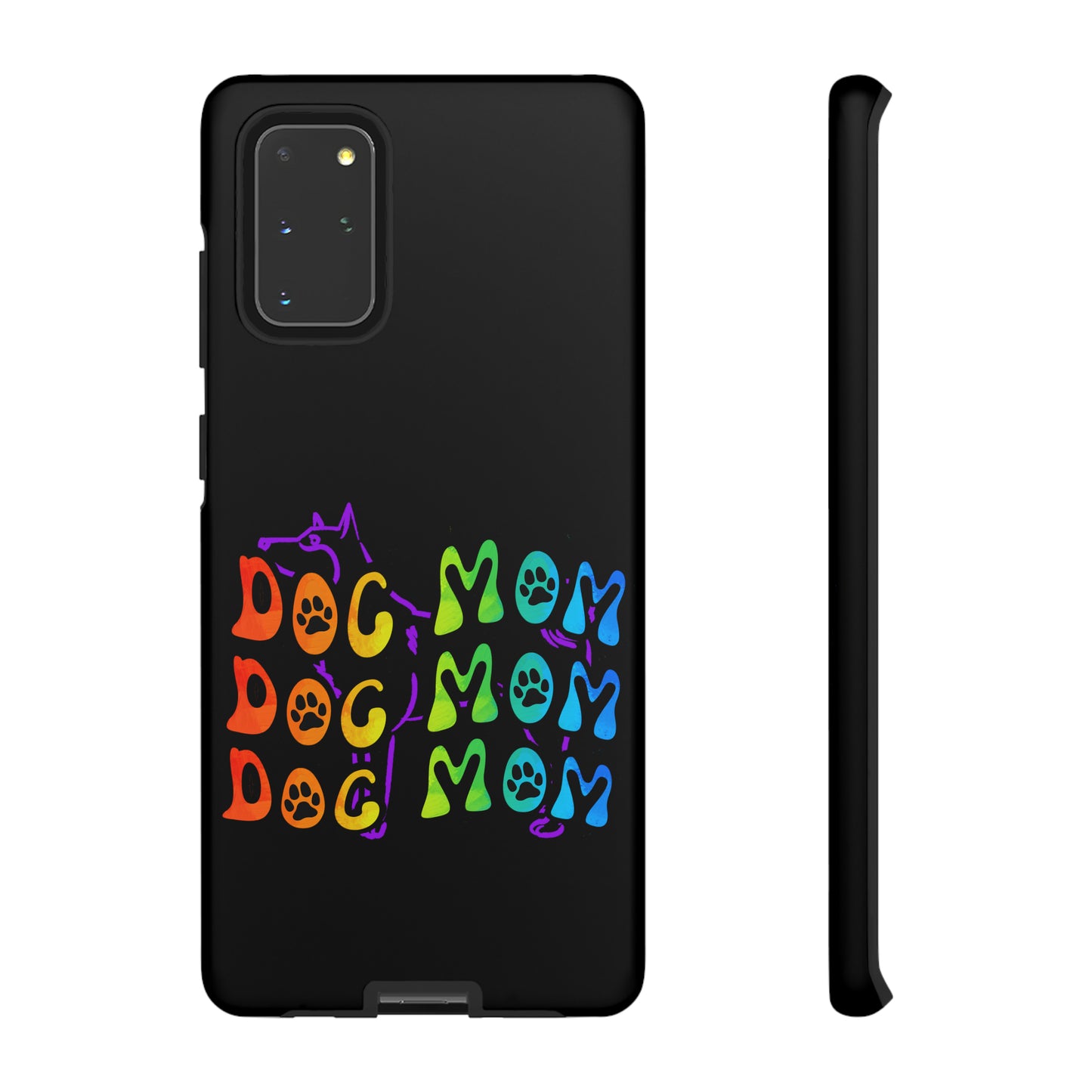 Dog Mom Protective Phone Case, Samsung, iPhone, Pixel, all sizes