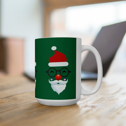 Santa Christmas Ceramic Mug 15oz