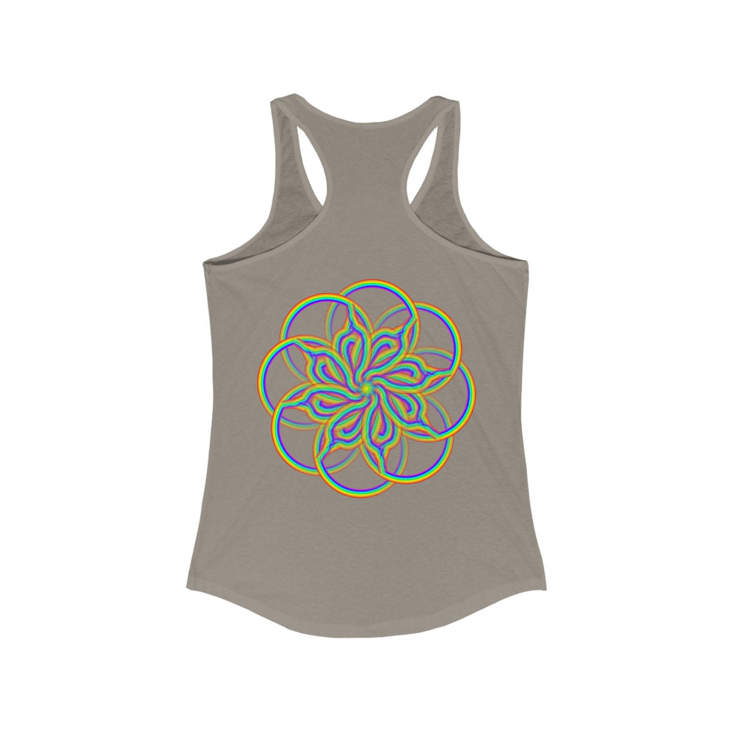 PRIDE Psychedelic Rainbow Women's Ideal Racerback Tank