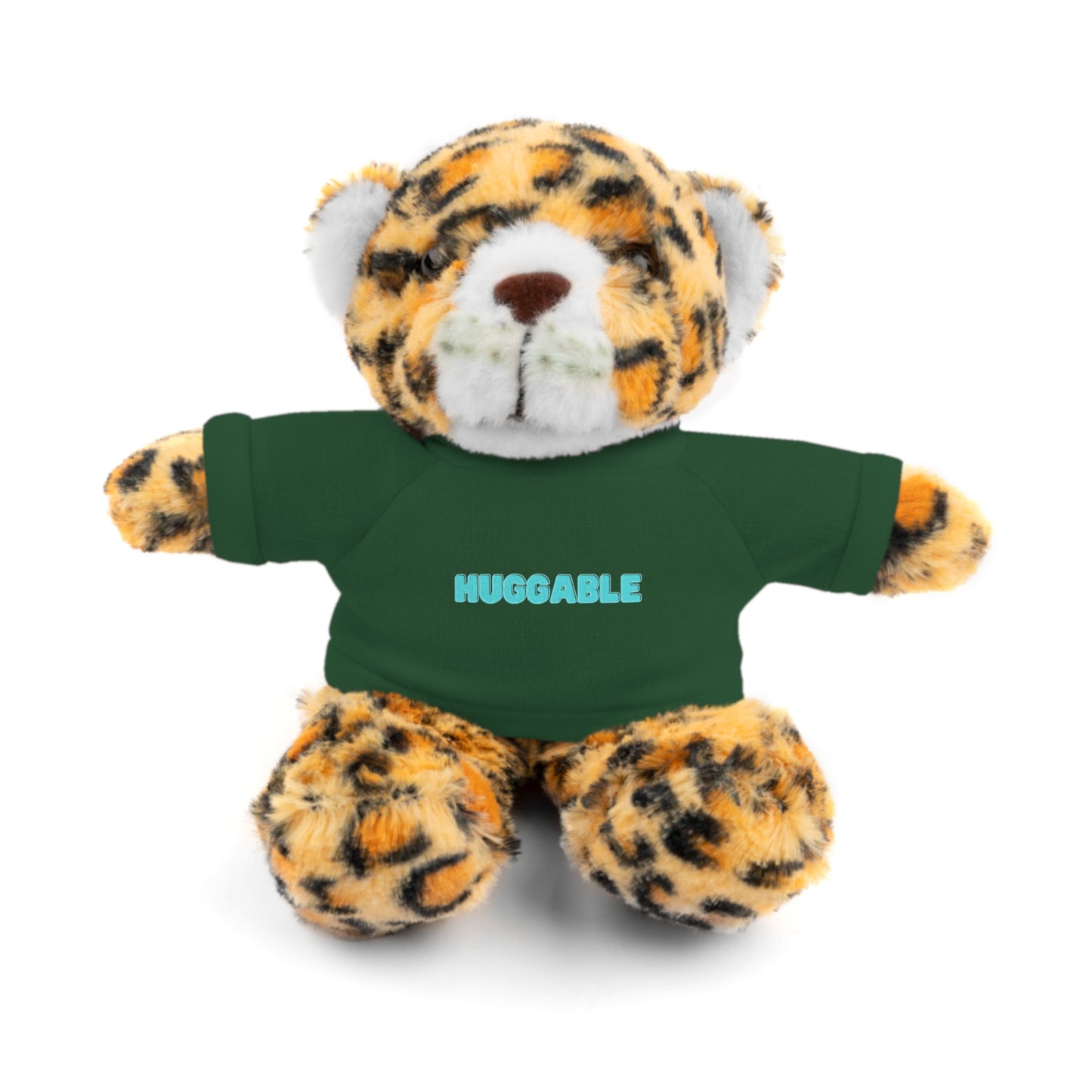 Kids Cute Huggable Stuffed Animals with Tee, Panda, Sheep, Bunny, Teddy Bear, Lion, Jaguar