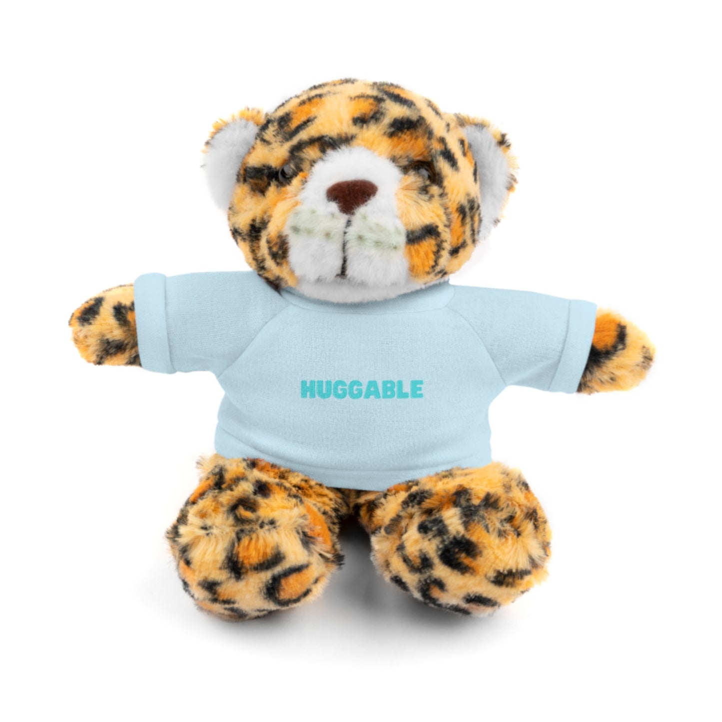 Kids Cute Huggable Stuffed Animals with Tee, Panda, Sheep, Bunny, Teddy Bear, Lion, Jaguar