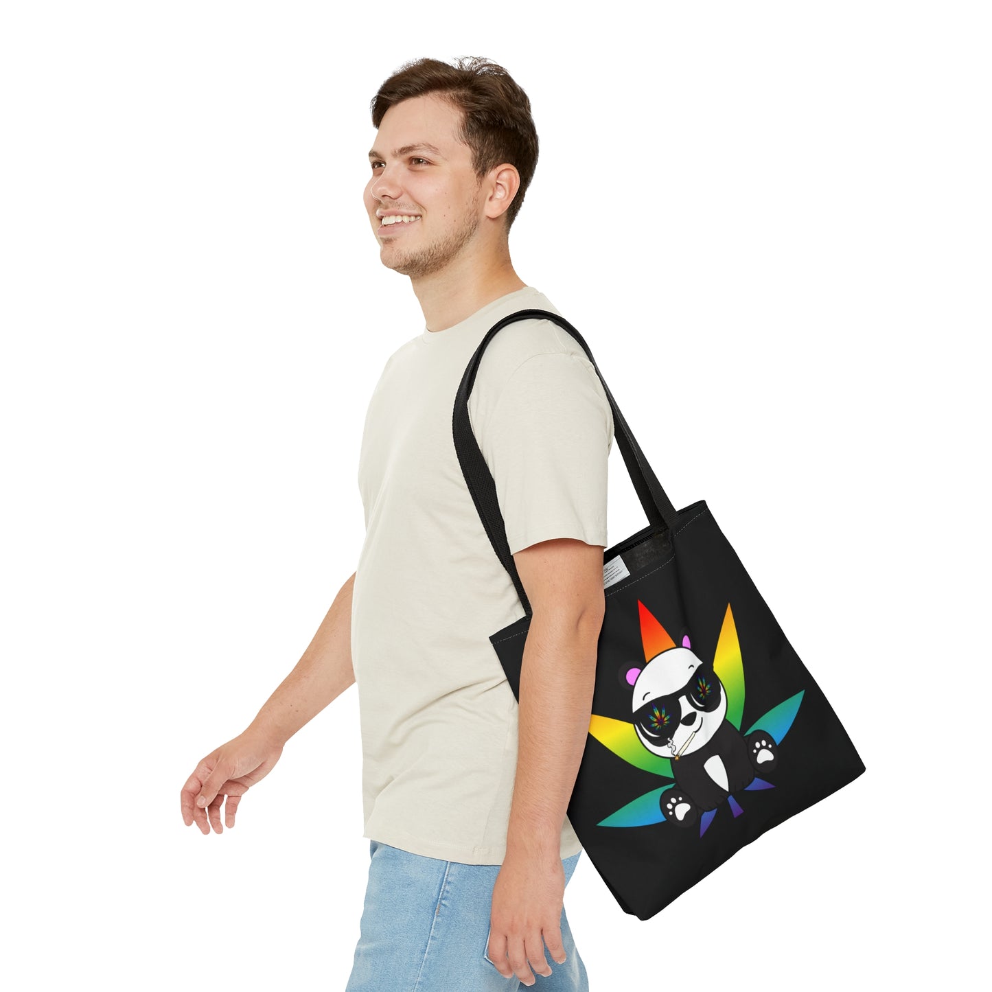 Peace Panda, 420 Themed, Tote Bag