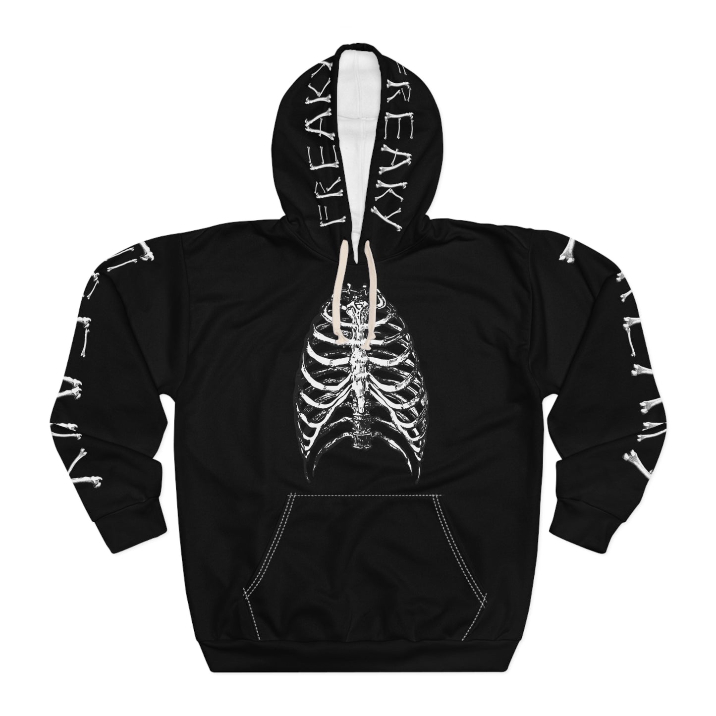 "Freaky" Bones Halloween Pullover Hoodie