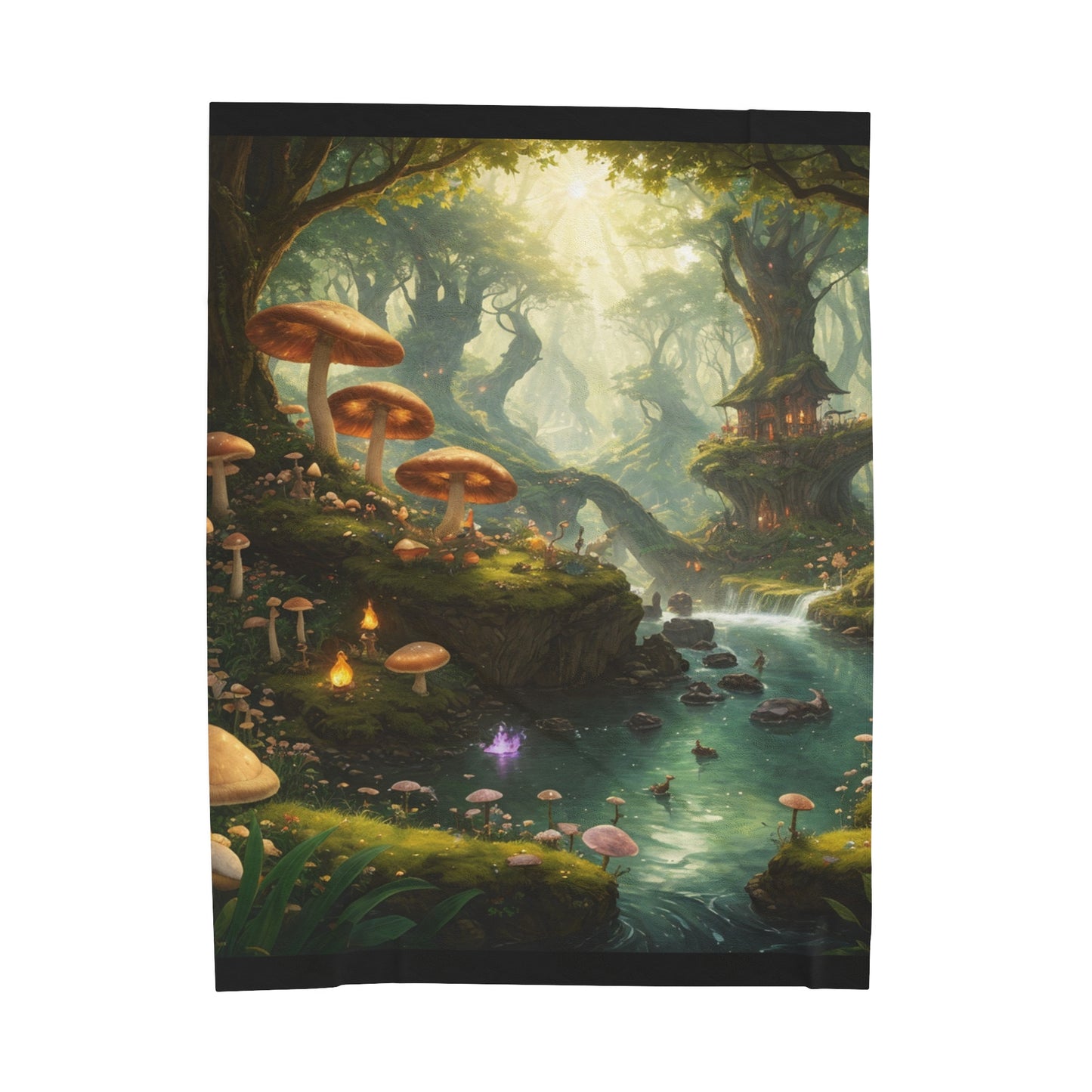 Fairylands, River Of Life, Plush Blanket