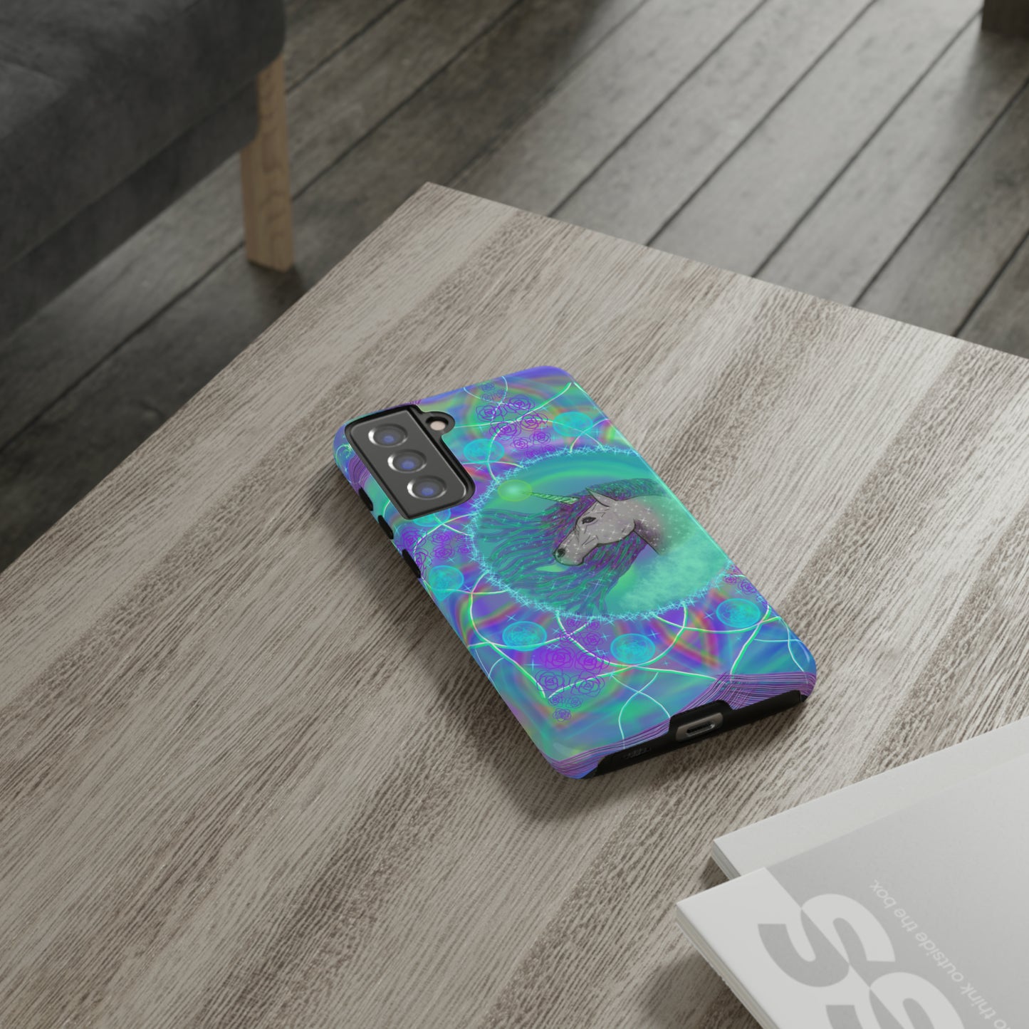 Mystic Unicorn Protective Phone Case, Samsung, iPhone, Pixel, all sizes