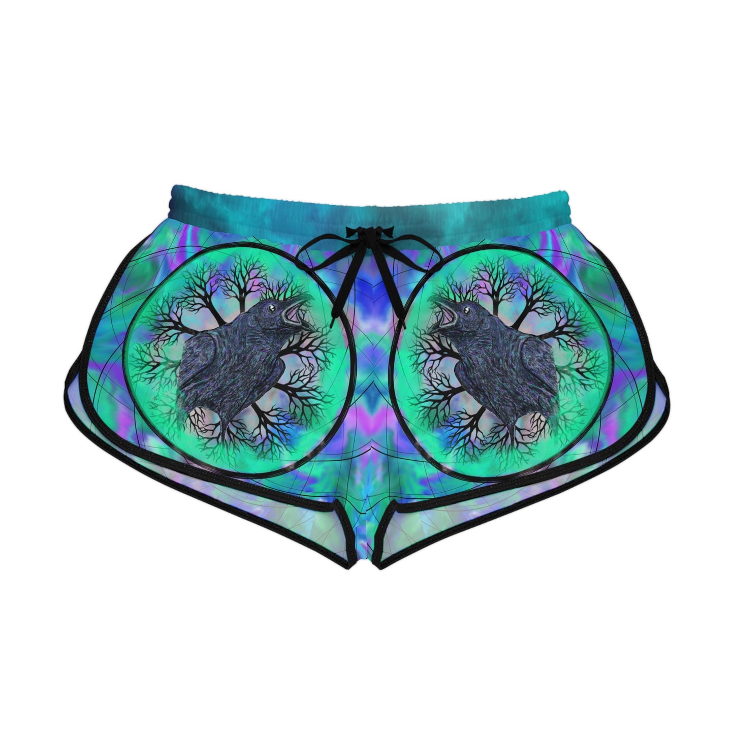 Raven Magick Women's Relaxed Shorts (AOP)
